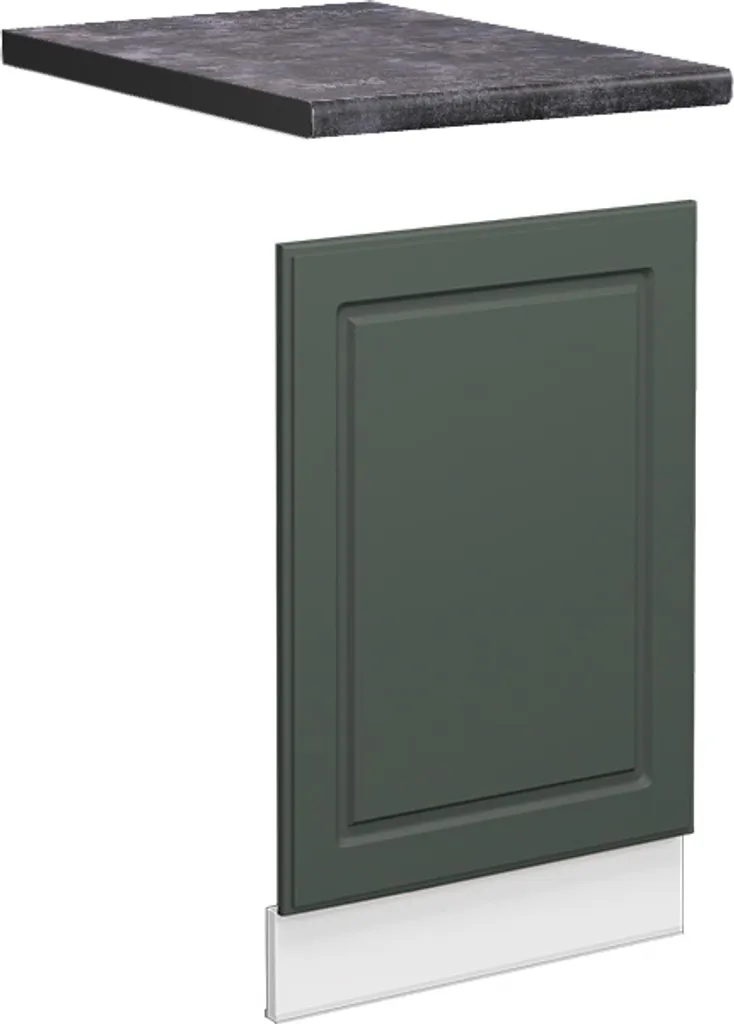 Vicco Pannello frontale Fame-Line, 45 cm , PT Antracite, Verde-oro Country House/Bianco