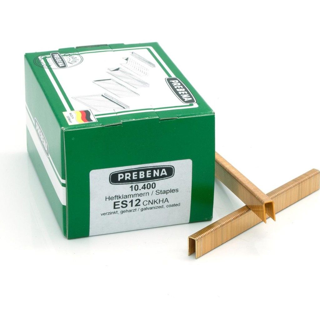 Prebena Klammern ES-12 CnkHa verzinkt geharzt 10400 Stck. Produktbild 