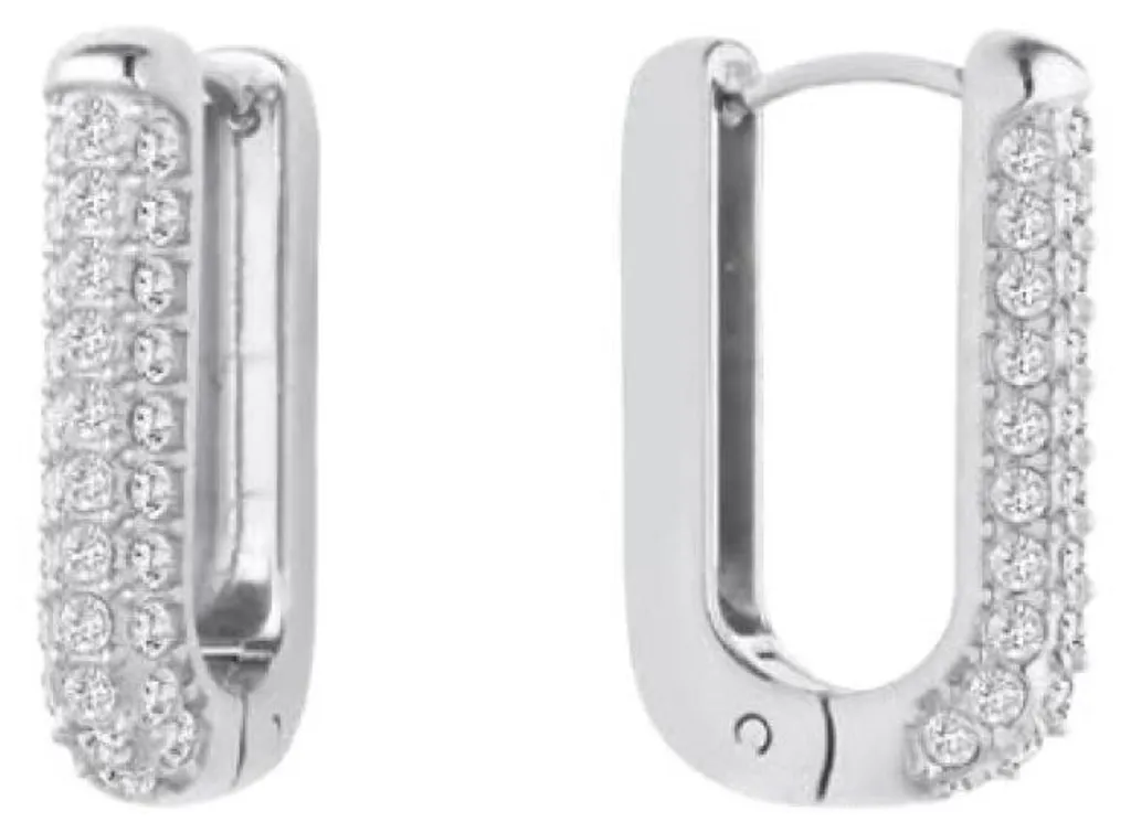 Boucles d'oreilles ovales LJ3000 légères et anti-allergie pour femme