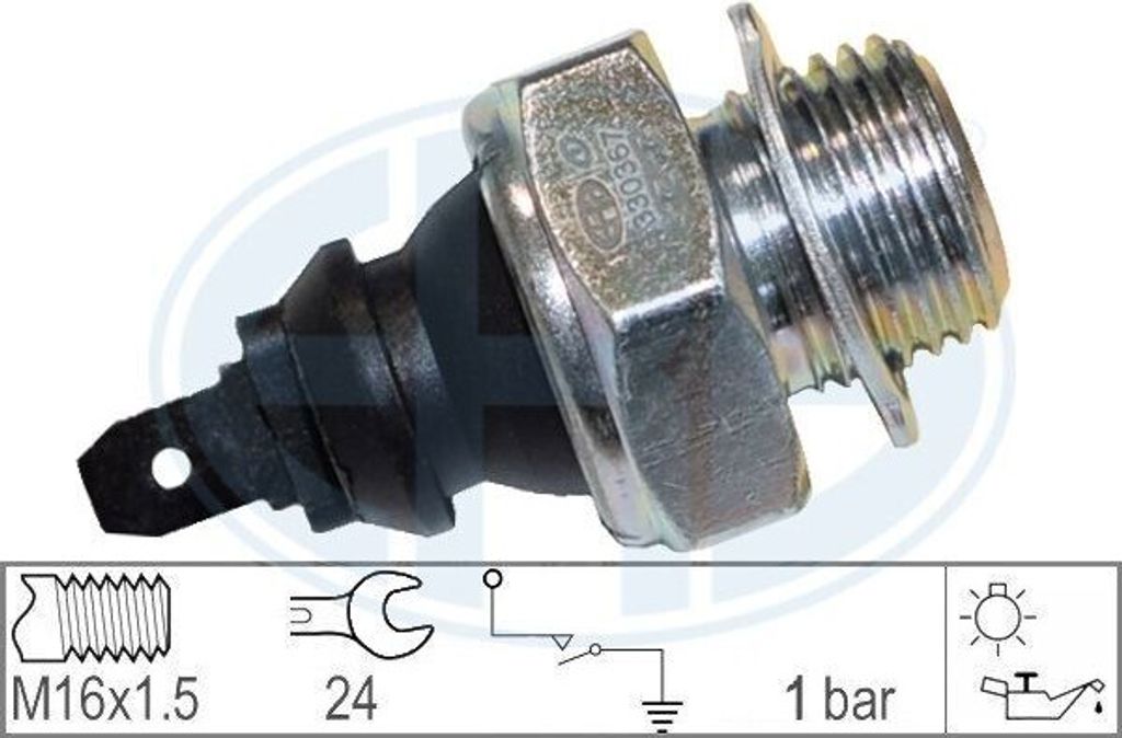 ERA 330367 Öldruckschalter Öldrucksensor für VW Lupo (6X1, 6E1) für SKODA OCTAVIA (1U2) für SEAT AROSA (6H)
