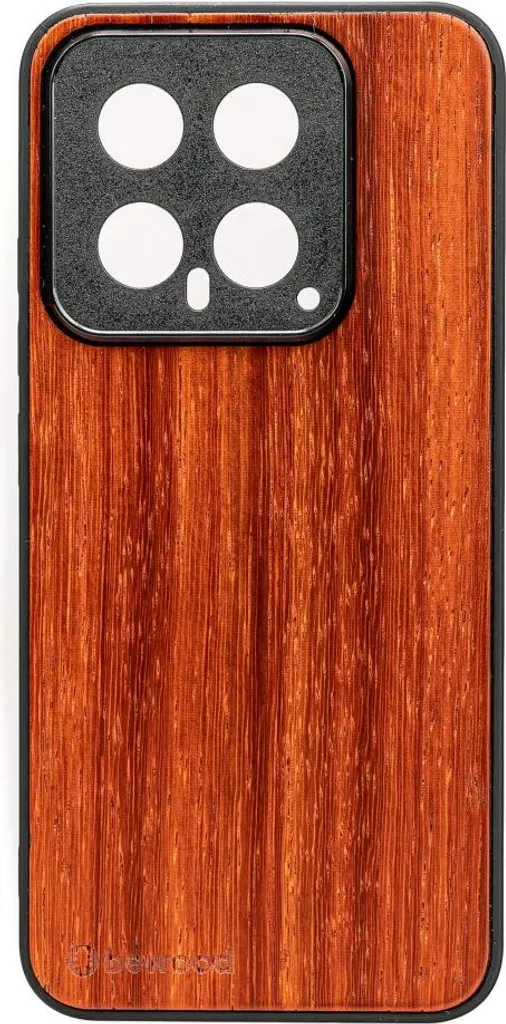 Cover Xiaomi 14 Bewood Legno di Padouk - Accessorio Premium Artigianale