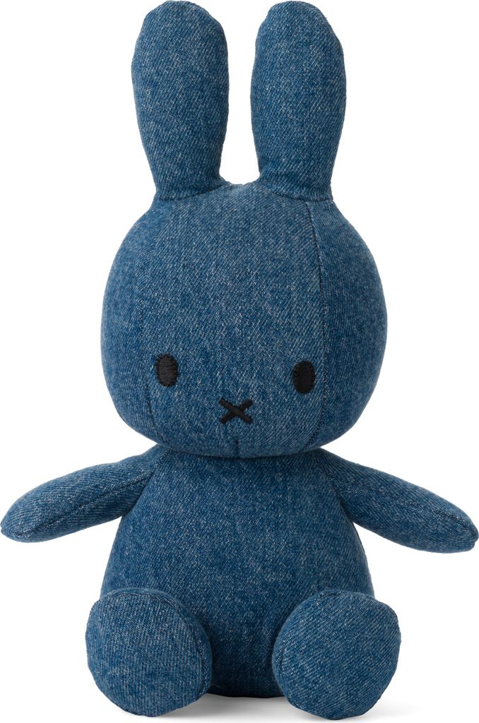 Nijntje & Miffy Denim Kuscheltier Bon Ton Toys Hase Mid Wash jeans 23 cm