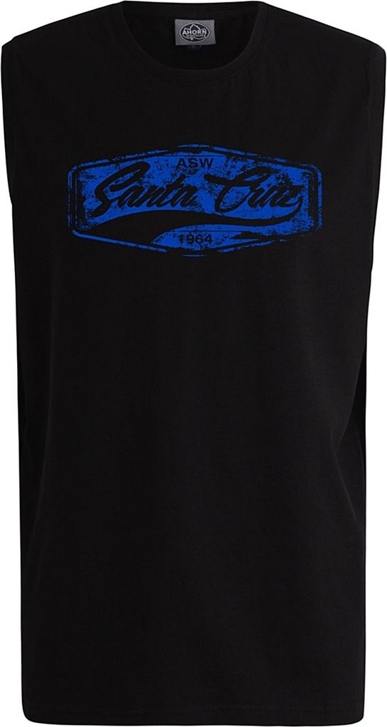 Übergrößen Tanktop Santa Cruz blau AHORN SPORTSWEAR Schwarz 10XL