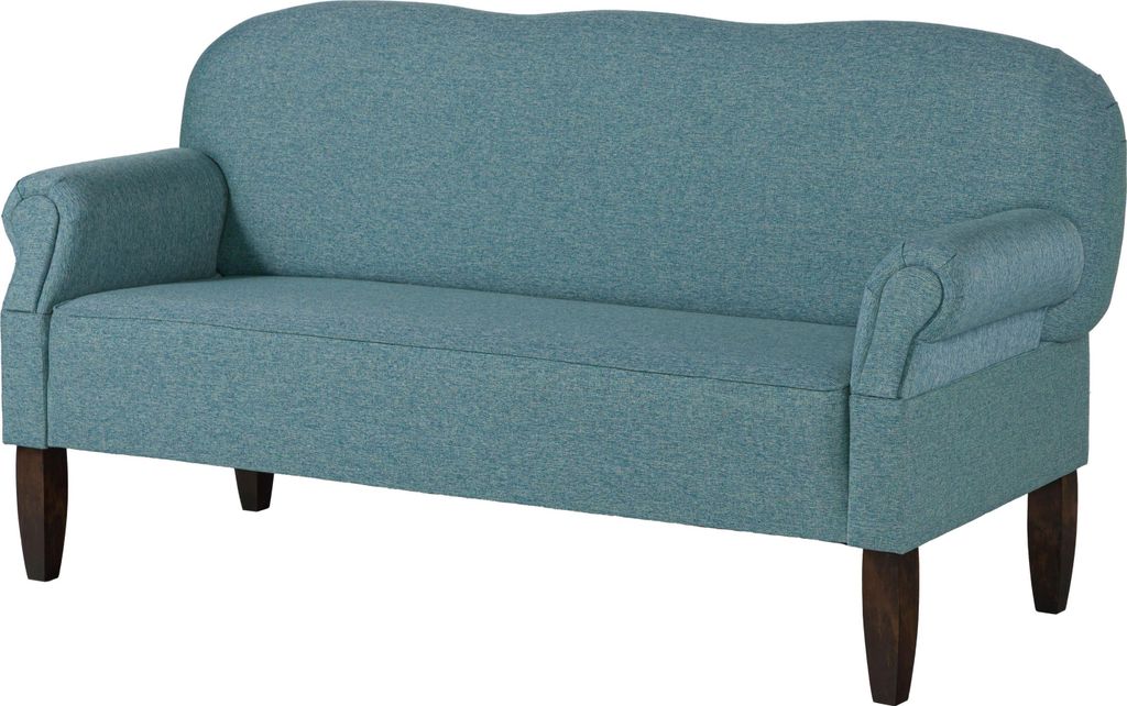 MASSIVMOEBEL24.DE Küchensofa Webstoff 188x78x97 blau Produktbild 