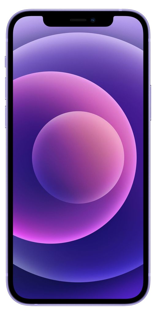 A smartphone with a colorful wallpaper.