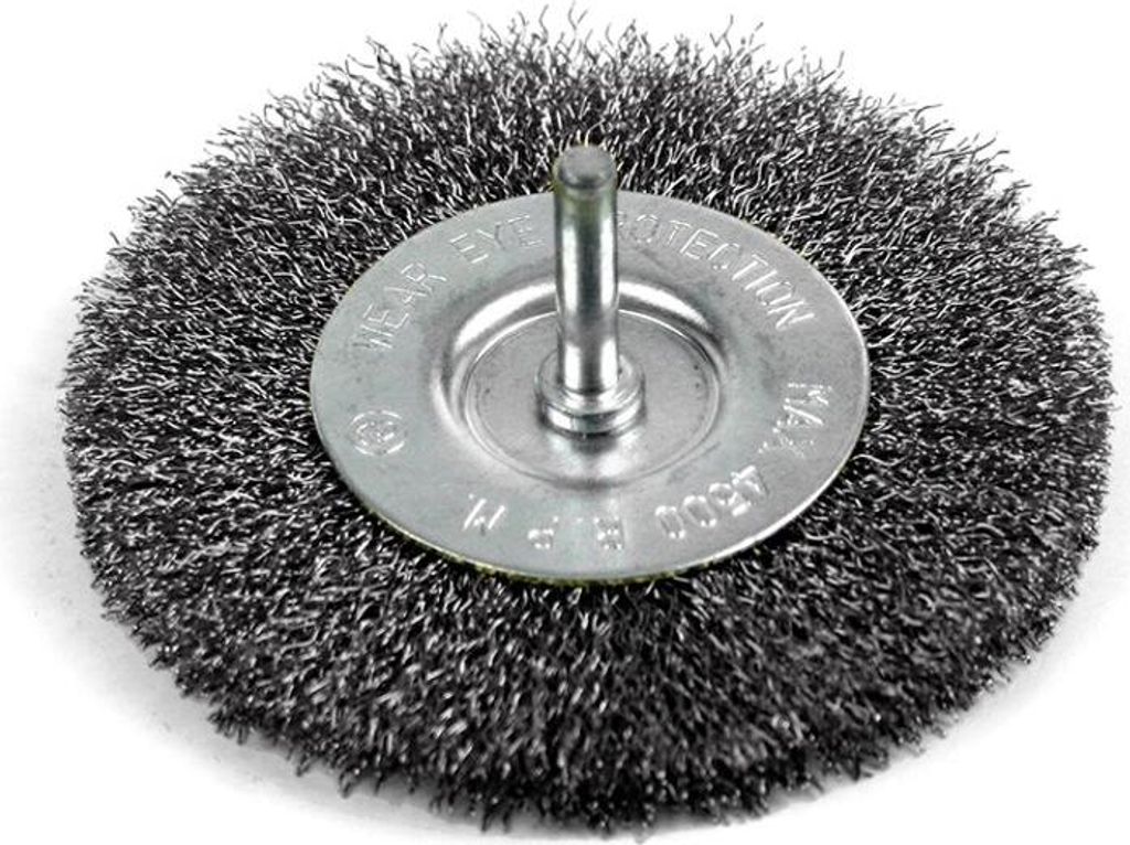 Bürste Strend Pro CWB-508 63 mm, Rund-, gewellt, mit Schaft, Draht 0,3 mm