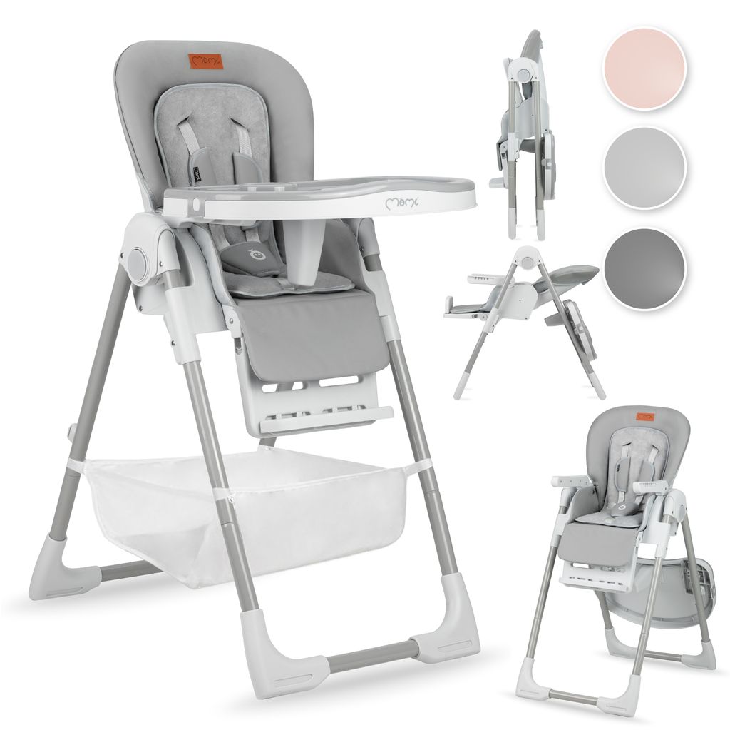 Kinderstuhl Babystuhl Hochstuhl Verstellbar klappbar Kindersitzgruppe 4 ROLLEN 