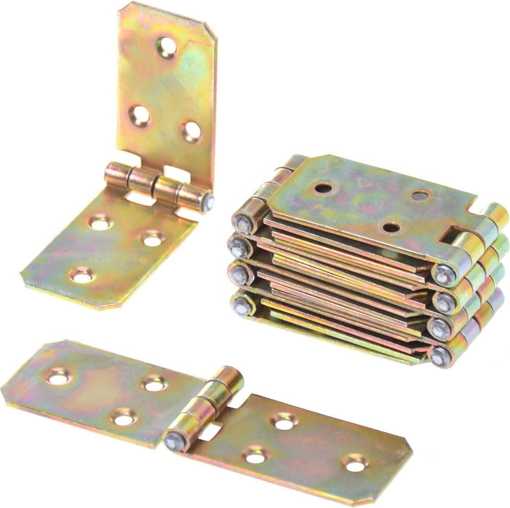 Aqbau® Sada 10 kusov závesov na debny 30 mm x 100 mm závesy Obrázok produktu 