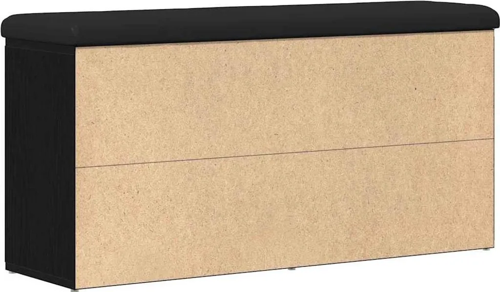 Banc d'entrée avec rangement noir - Solution idéale gain de place - 8