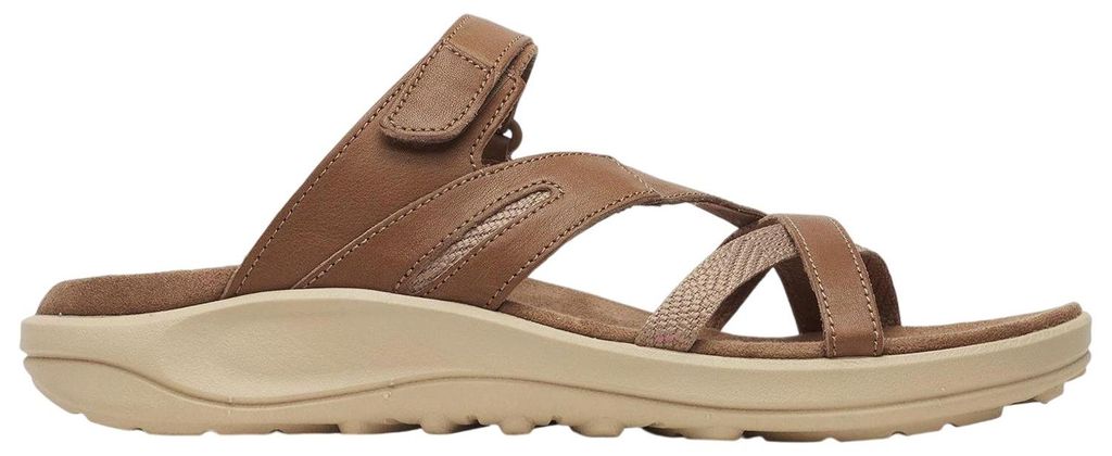 Merrell - "Seasonal" Kreuzriemen Sandalen für Damen, Leder GT25134 (42 EU) (Mokka)