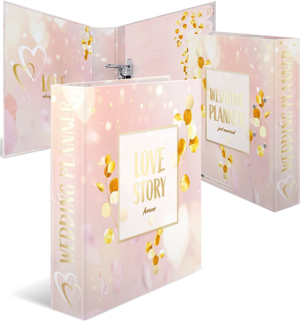 HERMA Hochzeitsordner "LOVE STORY" DIN A4
