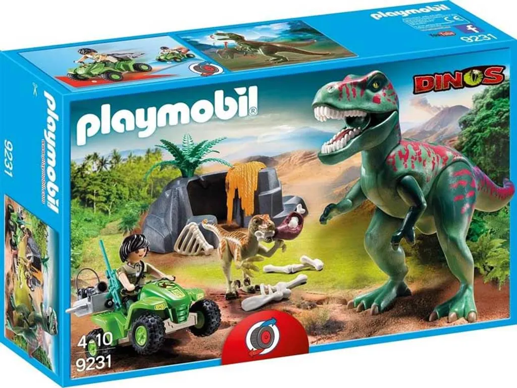 PLAYMOBIL 9231 Attaque du T-Rex : Le Jouet Éducatif pour Petits Explorateurs