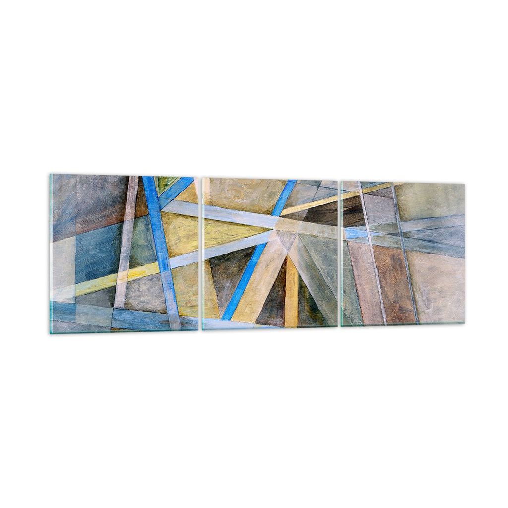 Bilder auf glas - Abstraktion modern - 150x50cm - Glasbilder - Wandbilder - Kunstdruck - zum Aufhängen bereit - Wanddekoration aus Glas - Glas Bil...
