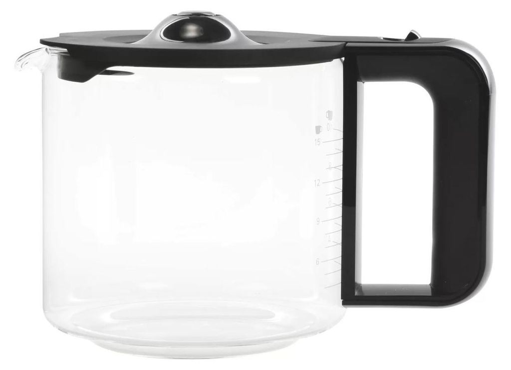 Bosch Siemens Glaskanne komplett Soft-Grip schwarz Produktbild 