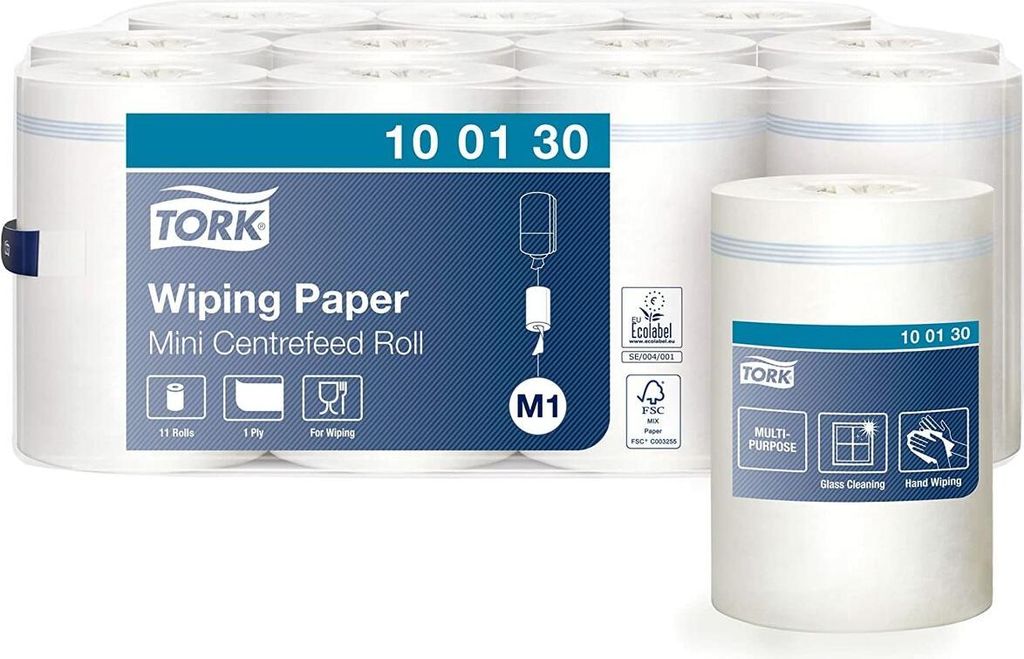 Tork 100130, Papír, Bílá, 560 mm, 383 mm, 215 mm, 6,7 kg Obrázek produktu 