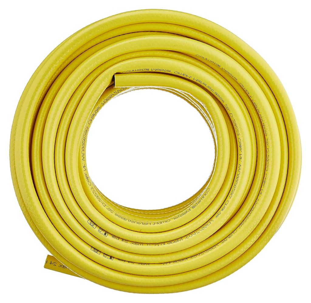 Schlauch Kreuzgewebe, 12,7 mm (1/2 Zoll) - 20 m Länge - Inkl. Armaturen - Zur Bewässerung kleiner Flächen - Trittfest & Abriebfest - UV-beständ...