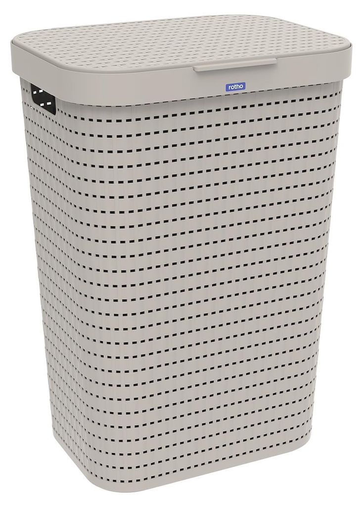 Rotho Wäschesammler 55 L Country  - Wäschekorb groß - Produktbild 