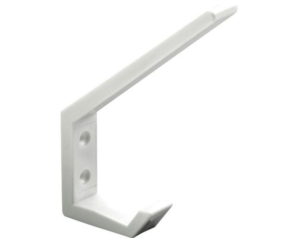 Hettich Hut- & Mantelhaken 13,5 x 1,8 x 9,0 cm Kunststoff Produktbild 