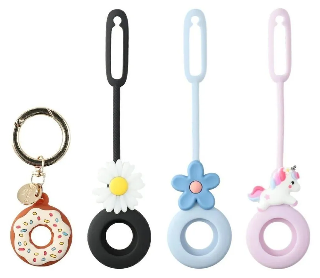 Set 4 Custodie Silicone 4Smarts Omega per Viaggiatori - AirTag Ready