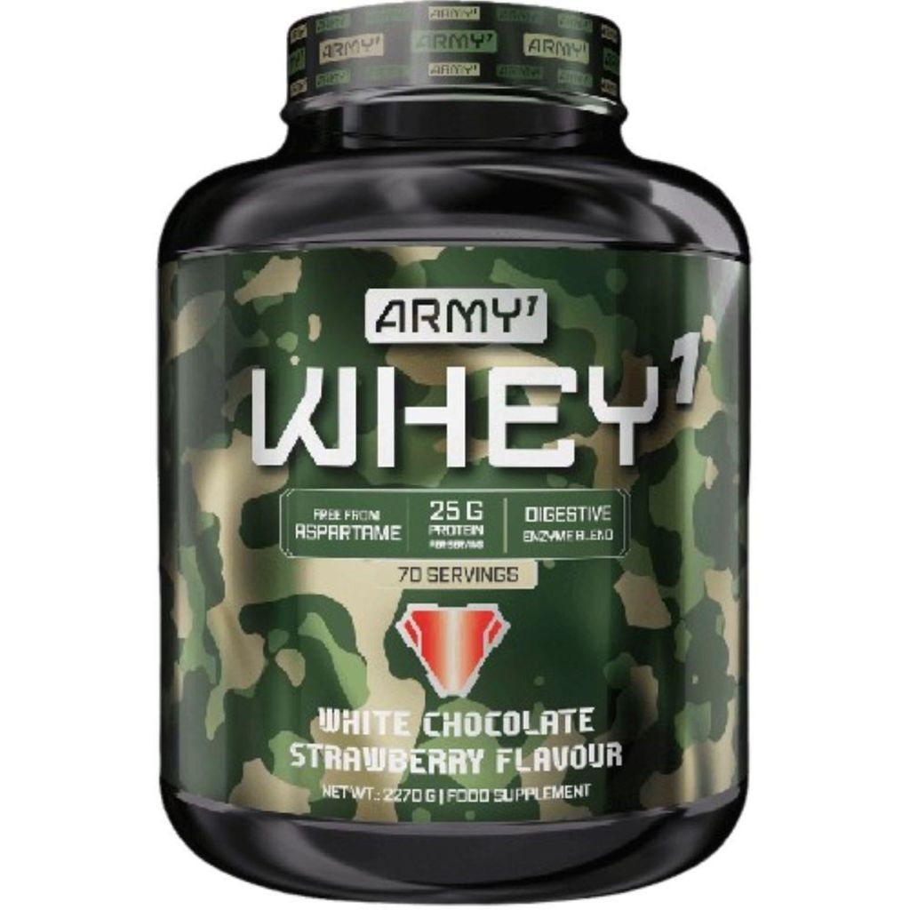 ARMY1 Whey Protein Pulver  WPC + Isolate 2270g White Produktbild 
