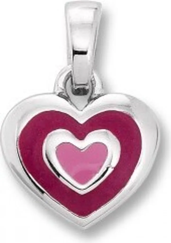 Pendente Cuore Argento 925 Rodiato - Regalo d'Amore Prezioso