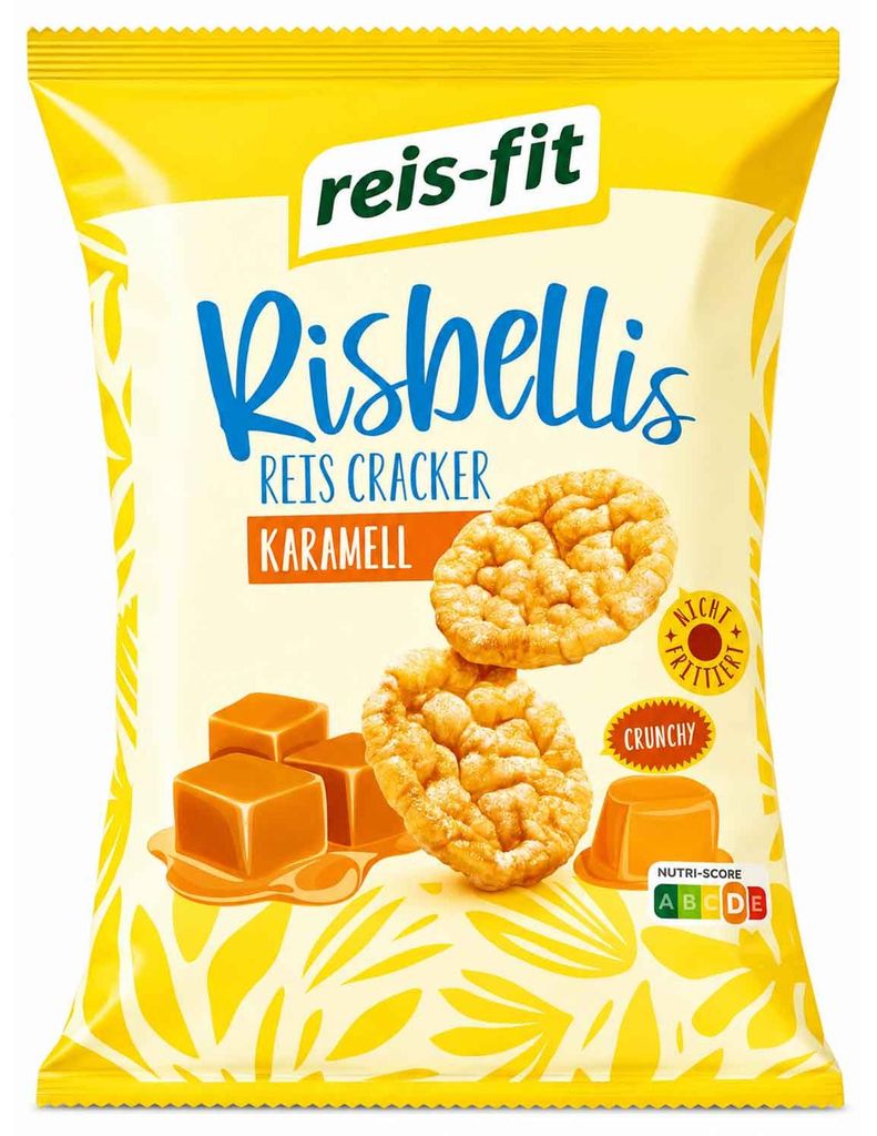 reis-fit Risbellis Reis Cracker Karamell 40g Produktbild 