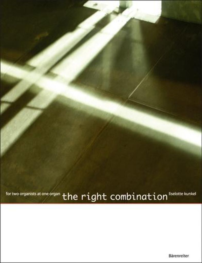 the right combination, Orgel vierhändig