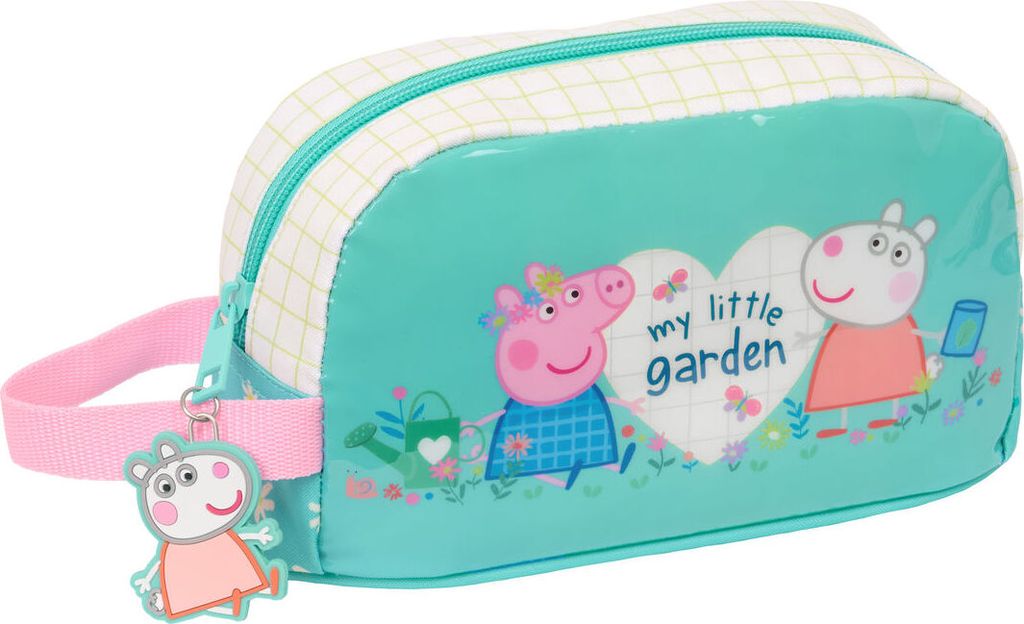 Thermo-Vesperbox Peppa Pig Pretty flowers Gelb Minze 21,5 x 12 x 6,5 cm