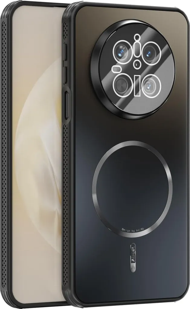 Cover Huawei Mate 70 Magnetica Nero - Protezione Lenti e Dissipazione