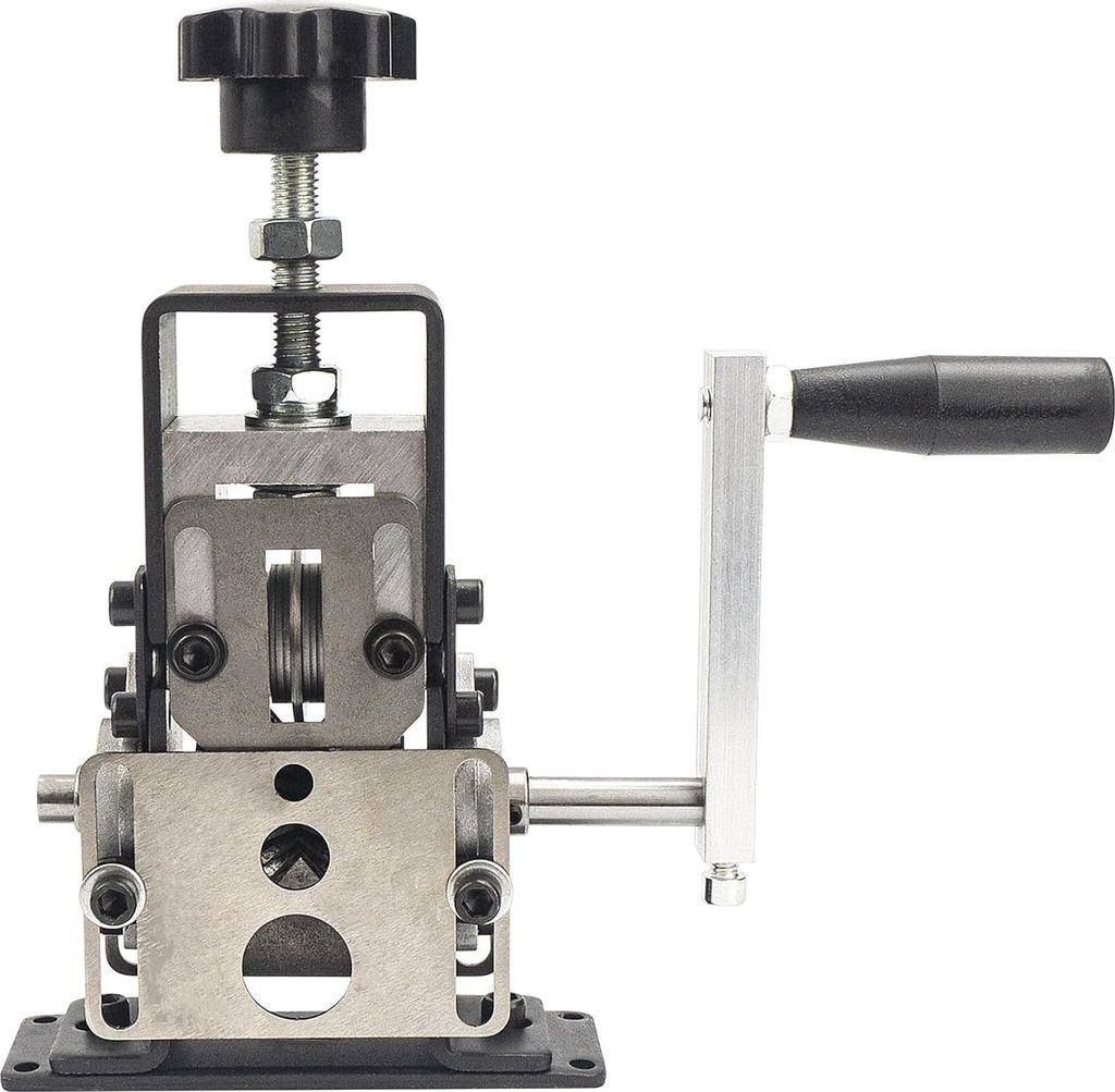 Manuelle Drahtabisoliermaschine Kupferbohr Drahtstripper mit Handkurbel - Tragbare Aluminiumkonstruktion