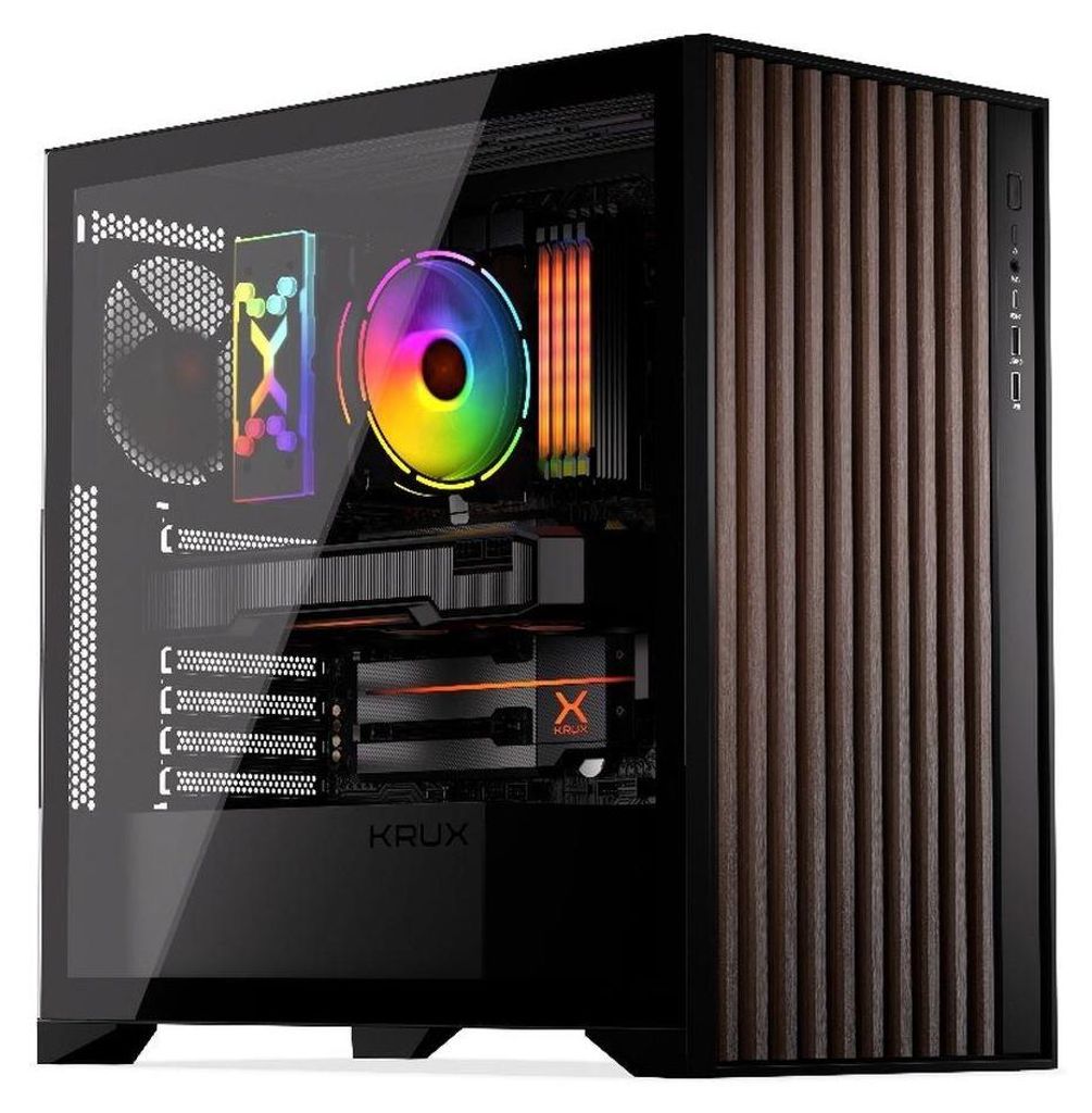 KRUX ATX Gaming-Gehäuse PC Palum, ATX, mATX, 2x120mm Produktbild 