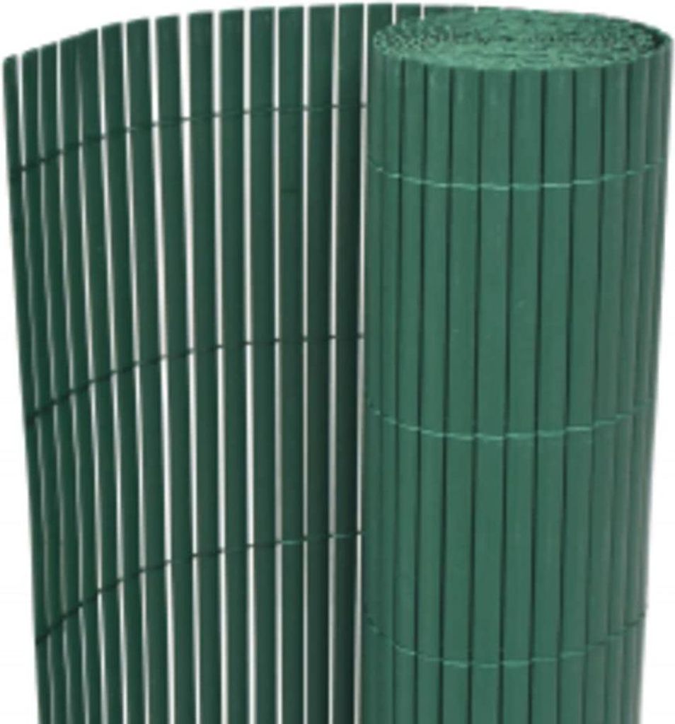 vidaXL Gartenzaun Doppelseitig 110x300 cm Grün