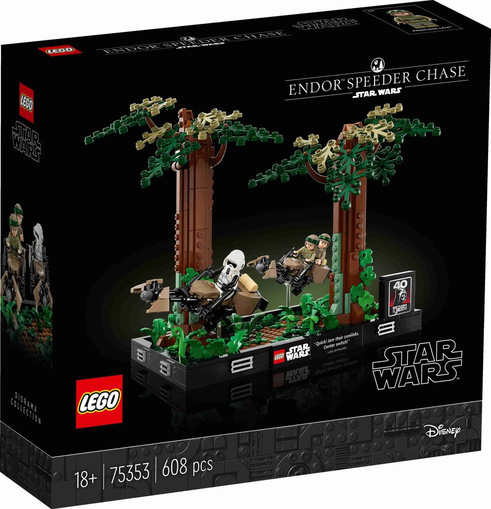 LEGO Star Wars Diorama : Poursuite sur un poursuivant à Image du produit 