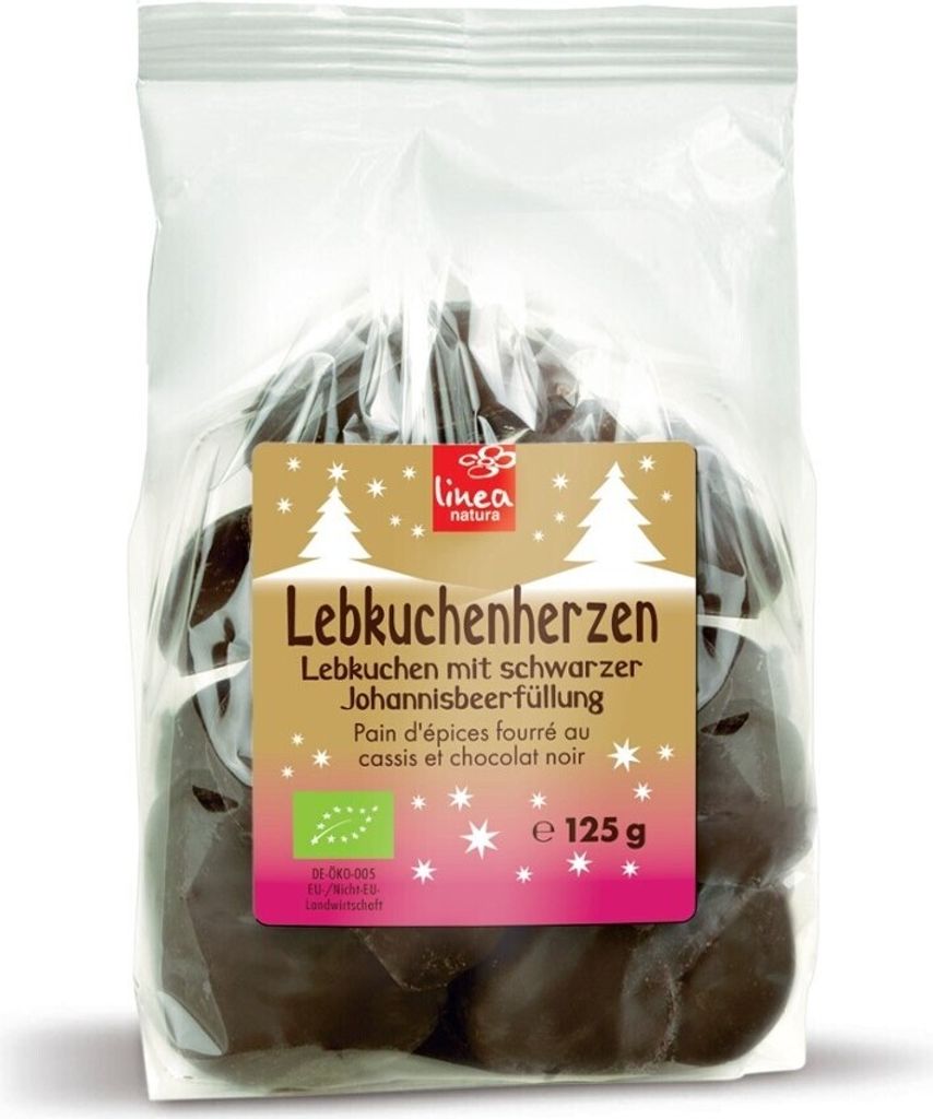 Lebkuchenherzen Zartbitter - Johannisbeer 125g Produktbild 