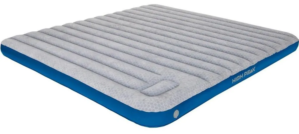 Matelas gonflable High Peak PP8033 extra long bleu et gris 210x140 cm