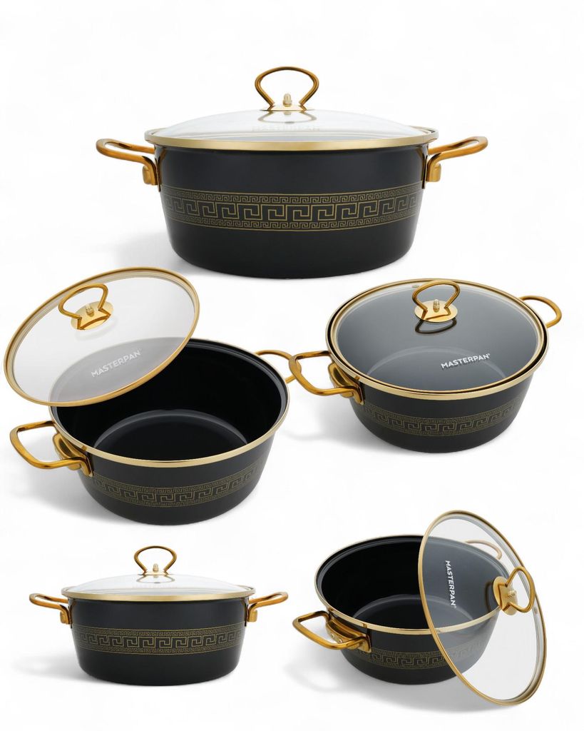 MASTERPAN | Set mit 5 Töpfen mit Deckel 20/22/24/26/28cm Produktbild 
