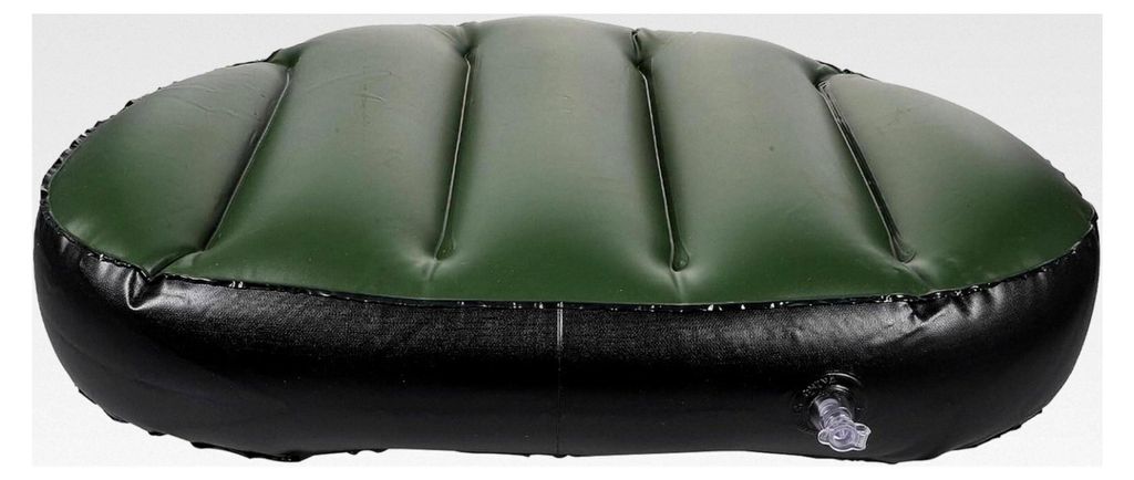 Aufblasbares Sitzkissen Atmungsaktiv Ergonomisch Grün für Schlauchboote und Kajaks
