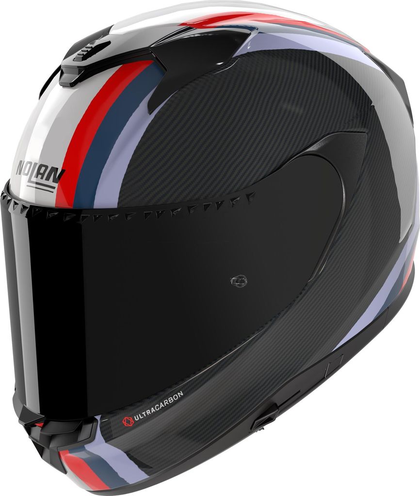Nolan X-904 Ultra Carbon Gemini Helm, schwarz/blau/rot, L Produktbild 