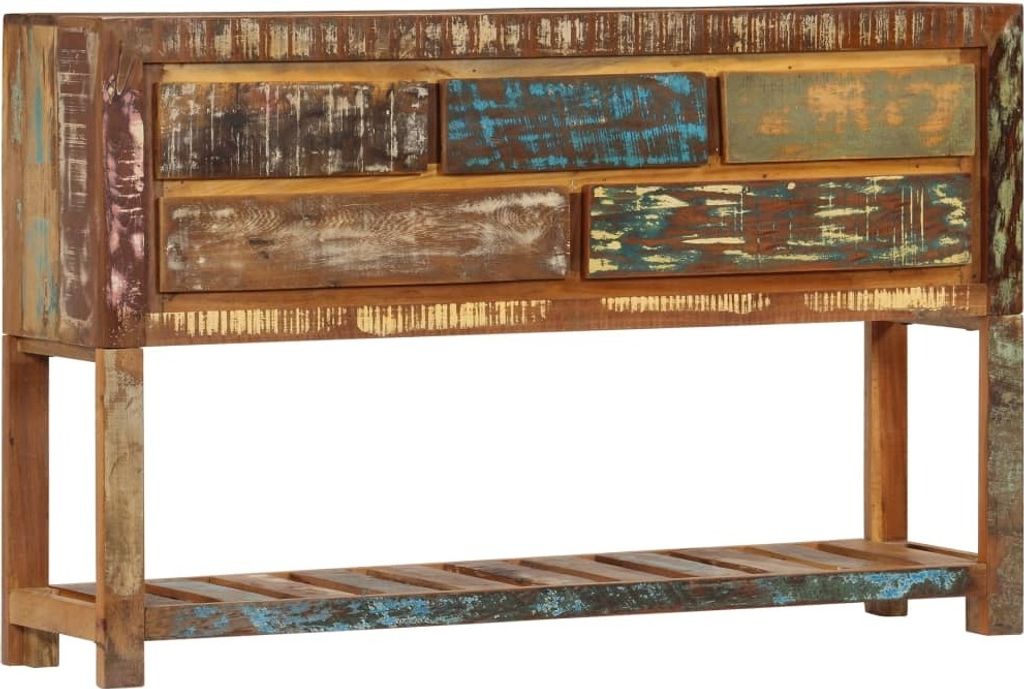 Sideboard 120x30x75 cm Altholz Massiv