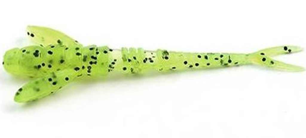 FishUp Flit 1,5" #055 Chartreuse/Schwarz Köder