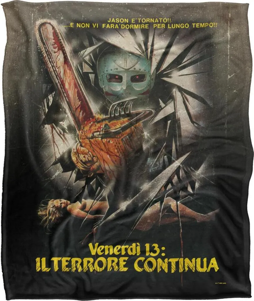 Friday The 13th Couverture pour Soirée Film Horreur TV19381 Colorée