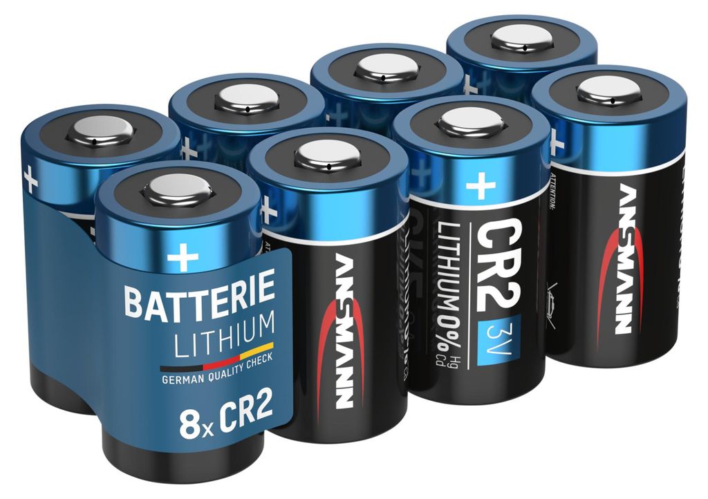 ANSMANN Batterien CR2 Lithium, 8 Stück, Spezial Produktbild 