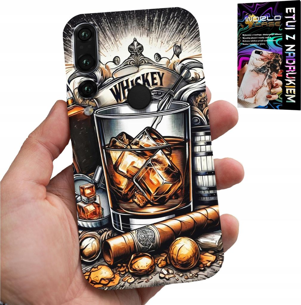 Fall Für Huawei P20 Pro - Whiskey Zigarre Zurück Designs Für Männer