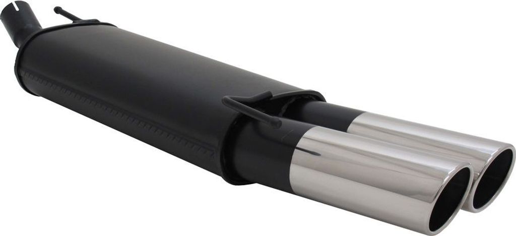 Novus Sportendschalldämpfer für VW Golf III Cabrio (1EXO) 2 x 90mm SR-Design