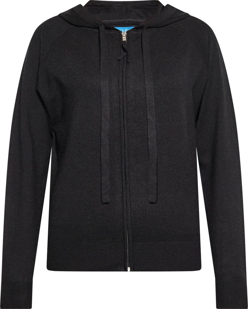 SANIKA damen kapuzenpullover - schwarz, XL