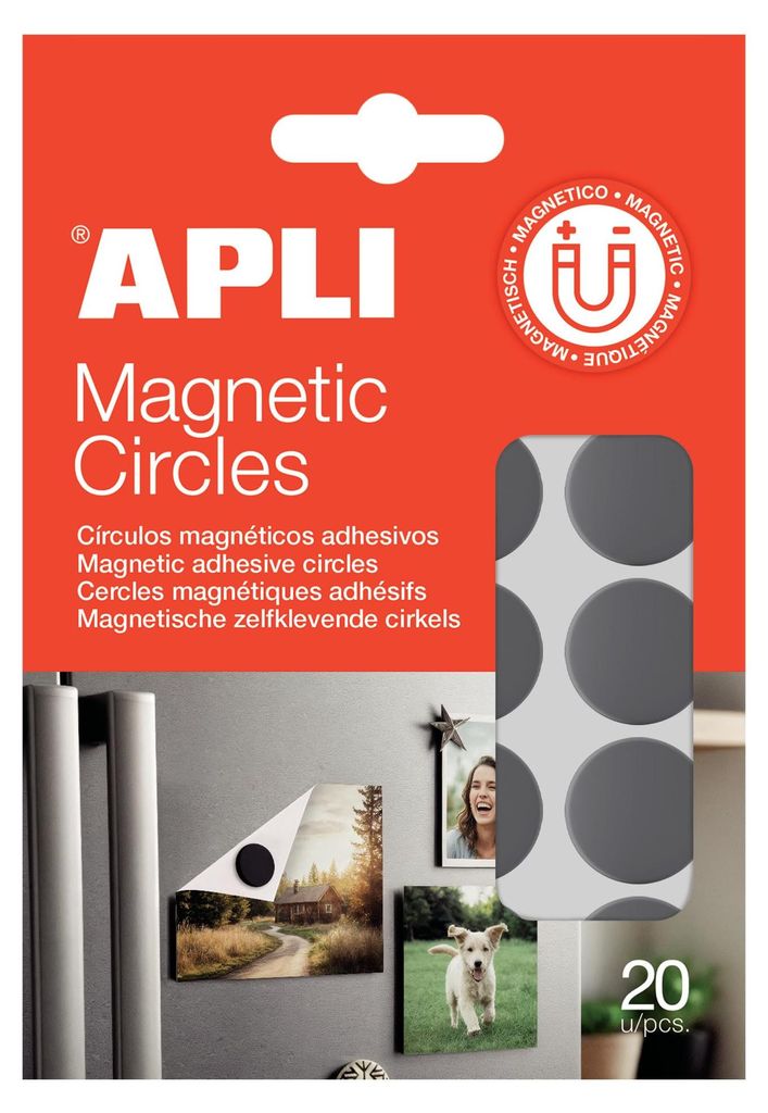 APLI 20637 Magnetkreise, selbstklebend