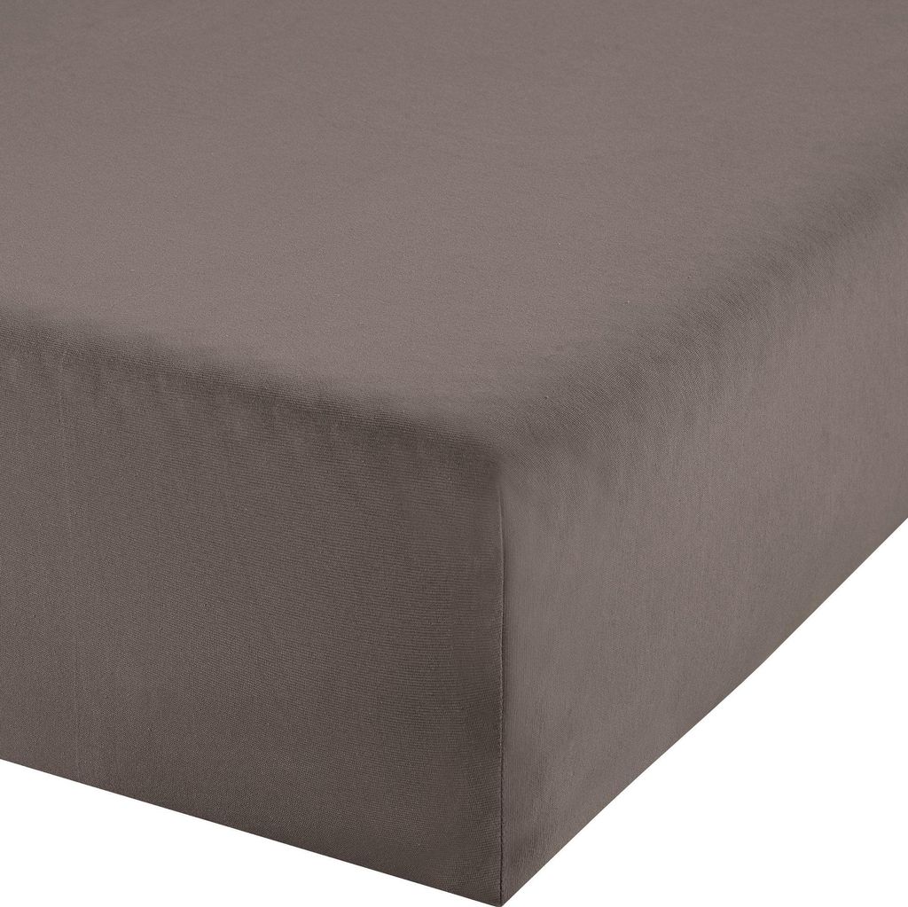 Erwin Müller Boxspring-Spannbettlaken Regensburg" braun 140x200 cm - 160x220 cm"