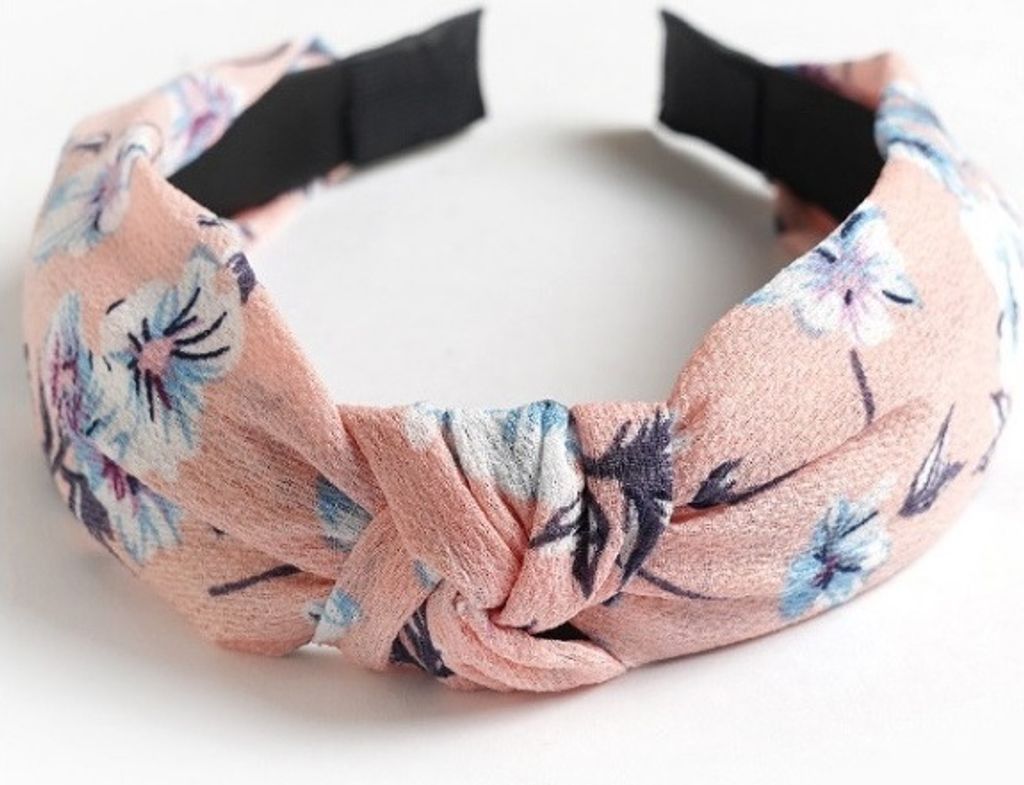 Modisches ST-18838 Stirnband in Rosa/Blumen KP18838 Produktbild 