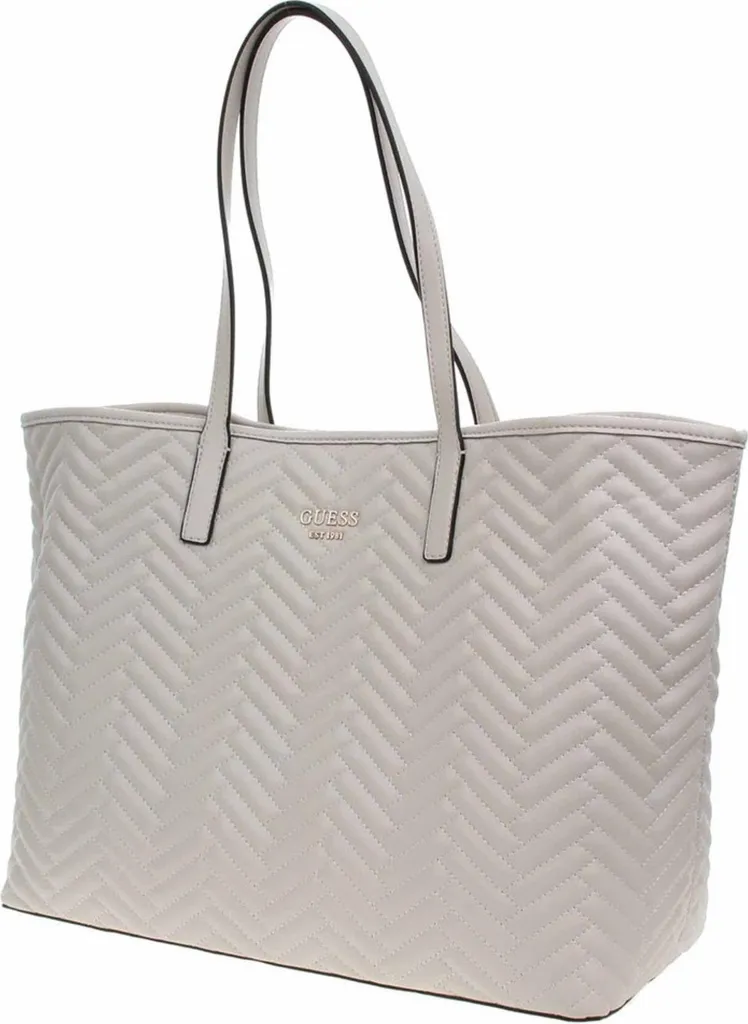 Borsa Guess HWQG9318290STO Stone: Shopping Bag Donna Design Trapuntato - 3