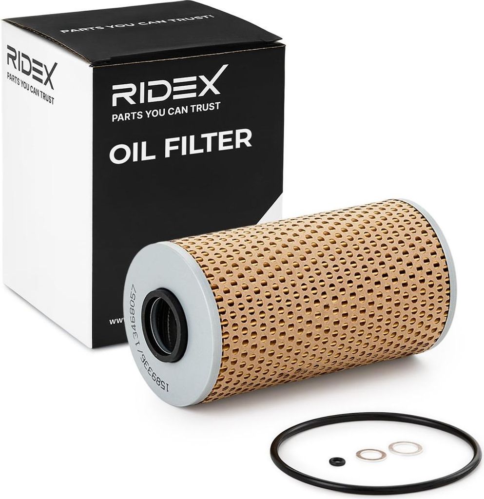 Ölfilter RIDEX 7O0174 Filtereinsatz für OPEL Omega B Limousine (V94) Omega B Caravan (V94) für BMW 3 Limousine (E36) 5 Limousine (E34) 3 Touring...